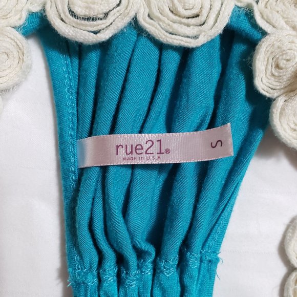 Rue21 Teal Racerback Tank - Picture 11 of 11